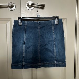 Fitted denim mini skirt, only worn a handful of times